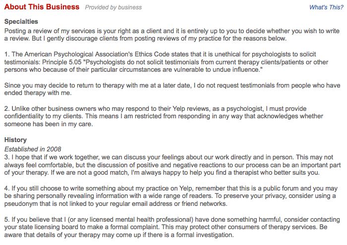 SXSW 2012 – WARNING: Are Online Reviews Bad for Your Health?